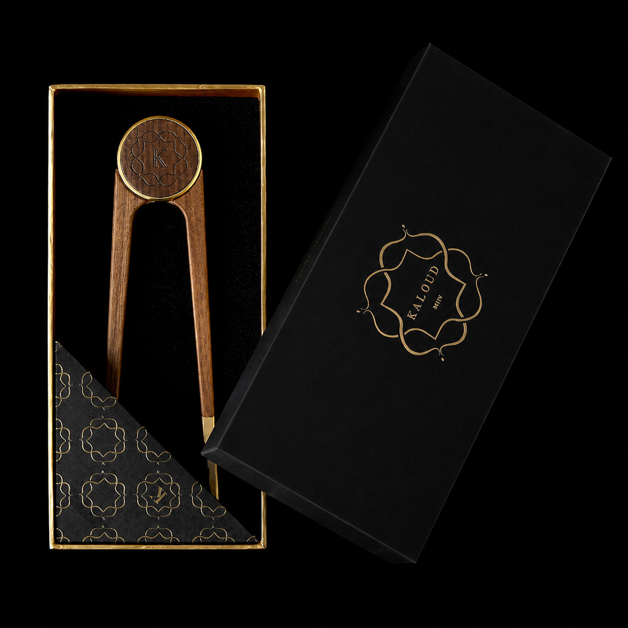 kaloud-vestara-auris-pince-charbon-chicha-dor-e image 2