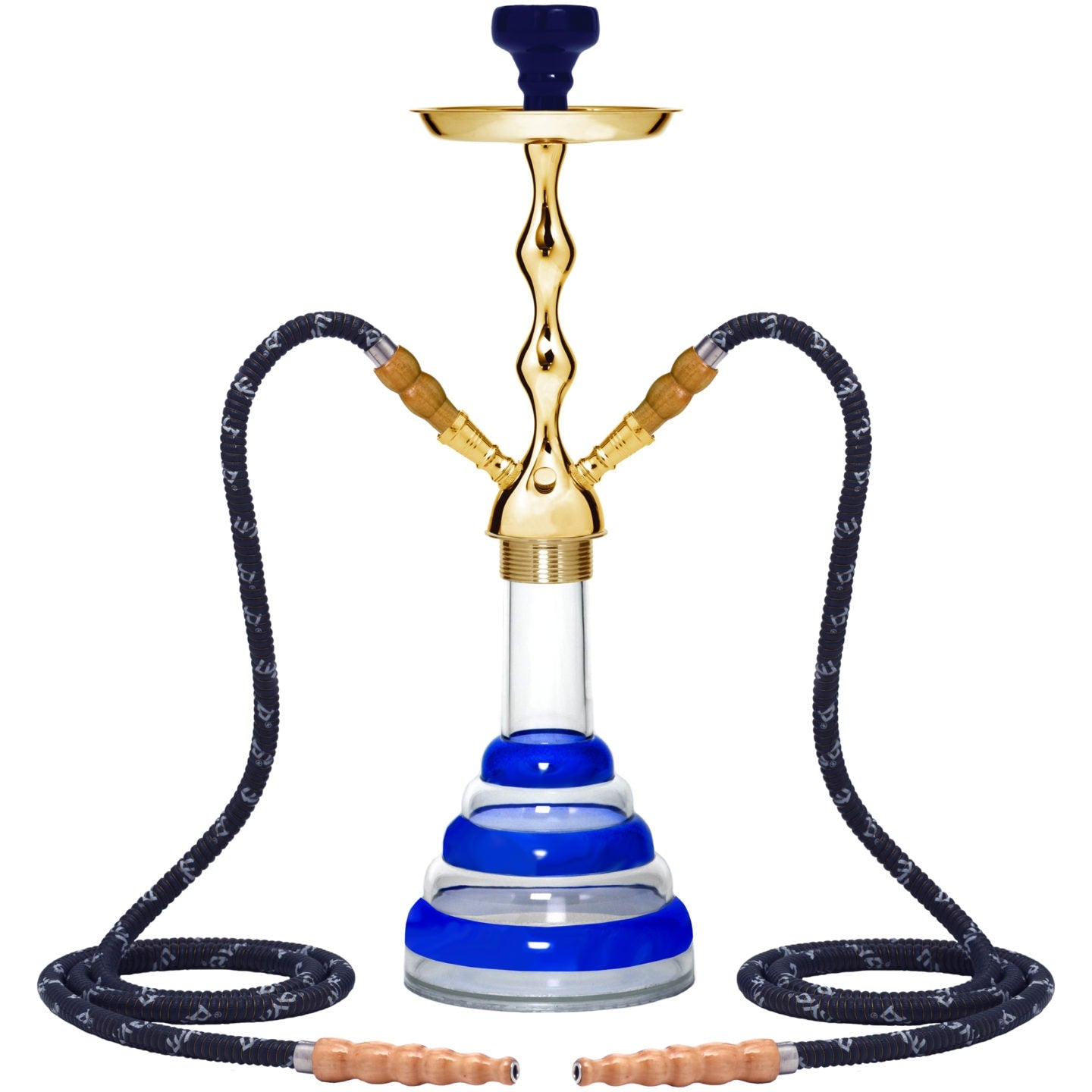 mya-acrylic-274t-200-2h-chicha-acrylique-noire-2-tuyaux image 2