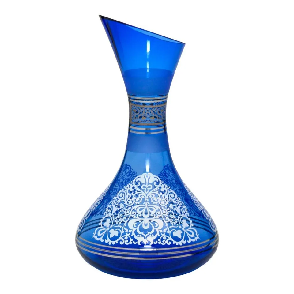 mya-olla-vase-chicha-en-verre-bleu-fonc image 1