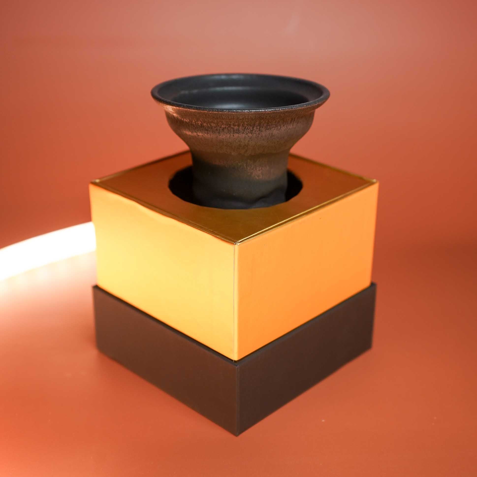 alpaca-kaloud-foyer-chicha-c-ramique-noir-mat image 2