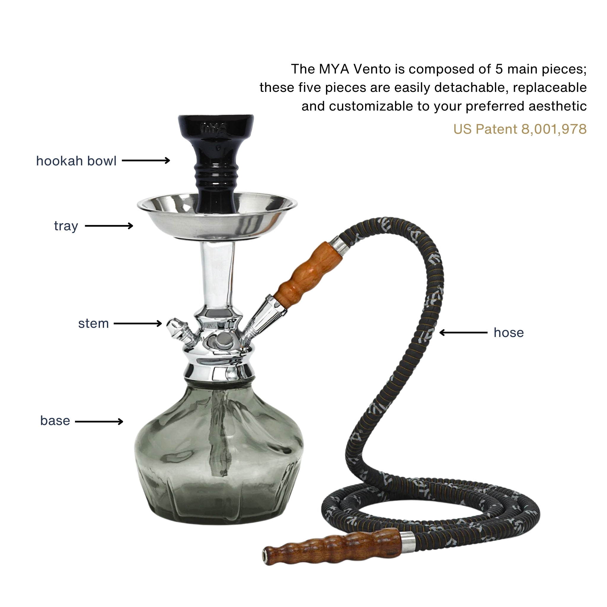 mya-e-cono-vento-255-100-chicha-33-cm-gris image 4
