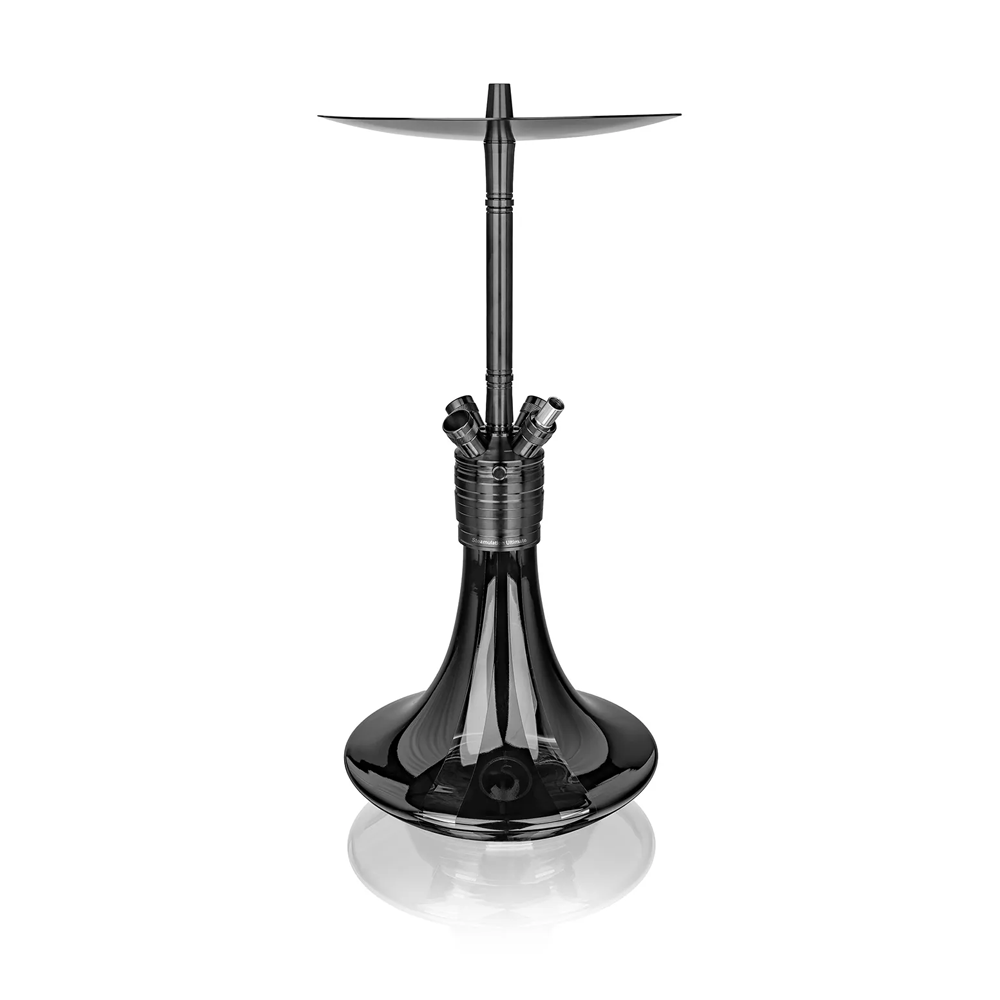 hookah-john-ultimate-black-gen-iii-chicha-black-gloss-4-tuyaux image 2