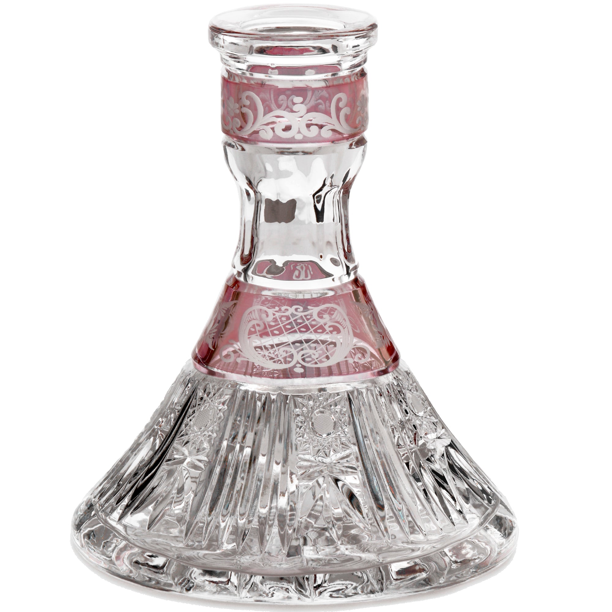 mya-40d2-115-vase-chicha-cristal-rouge-pyramide image 1