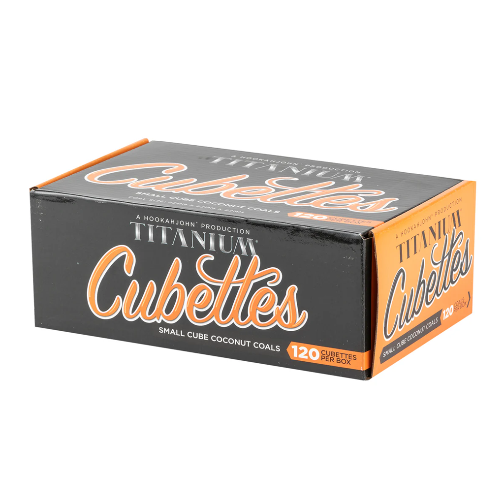 titanium-cubettes-charbon-chicha-coco-naturel-120-pcs image 1