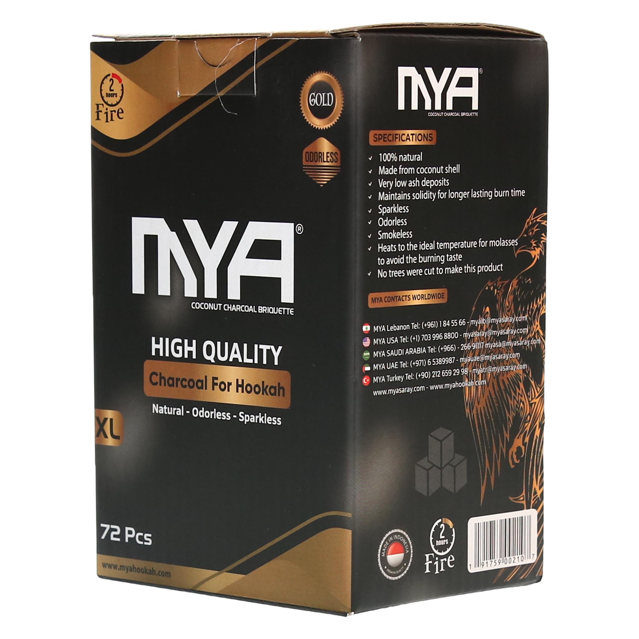 mya-gold-72-charbon-chicha-coco-naturel-1kg-25mm image 1