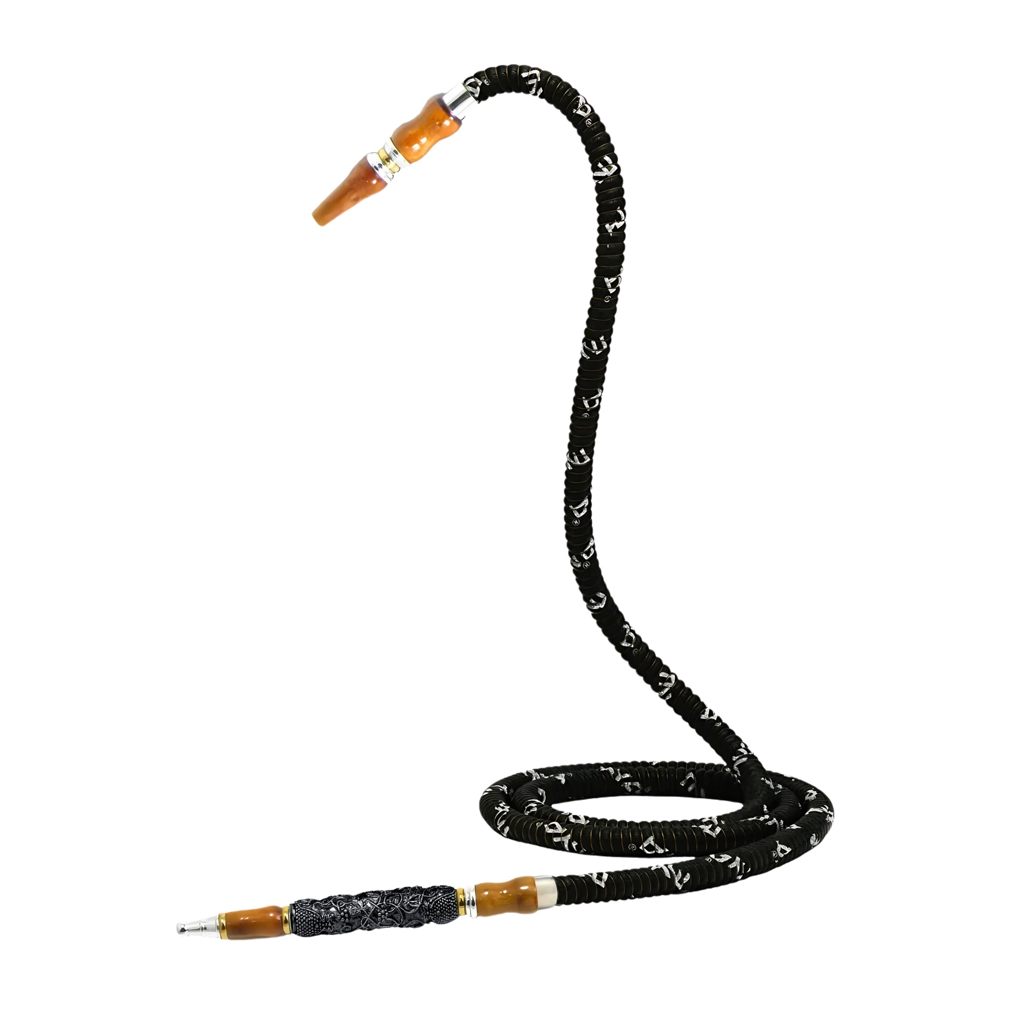 mya-hoses-652-cloisonne-tuyau-chicha-bleu-fonc-cuir image 6