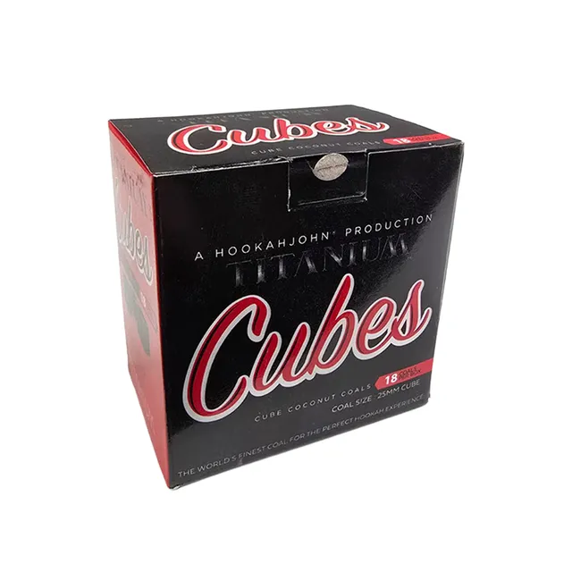 hookah-john-titanium-cubes-charbon-chicha-naturel-18-pcs image 1