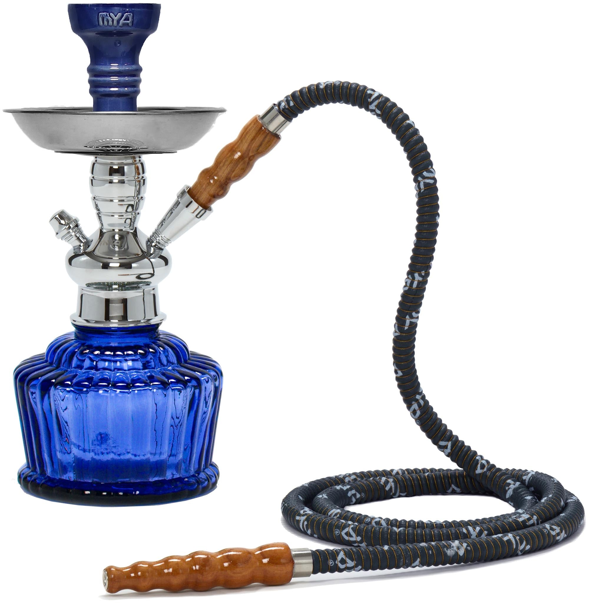 mya-qt-263-100-chicha-verre-bleu-fonc-2-tuyaux image 1
