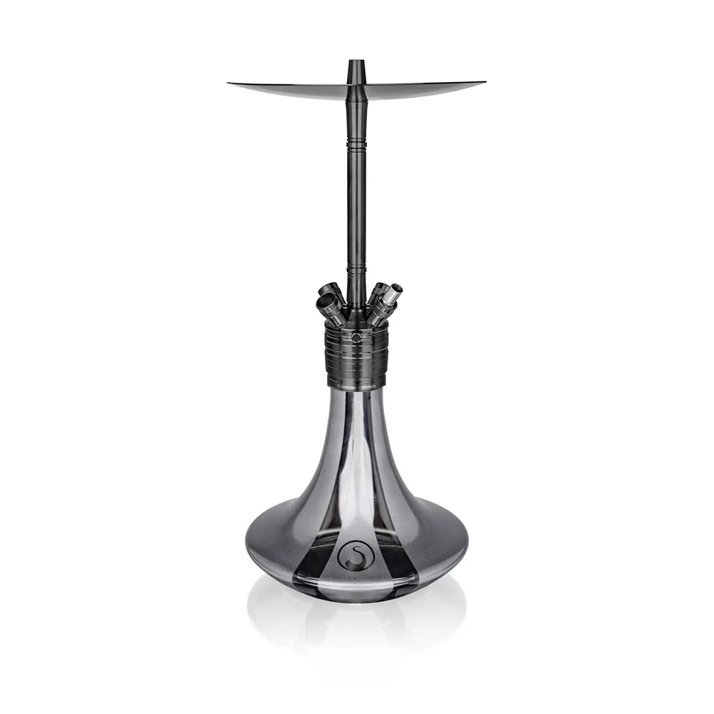 hookah-john-ultimate-black-gen-iii-chicha-black-gloss-4-tuyaux image 1
