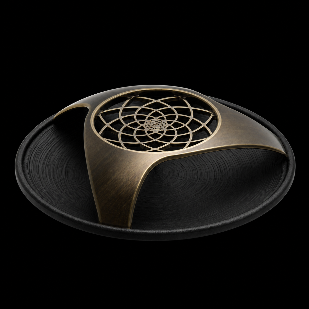 kaloud-aeras-porte-charbon-bronze-lace-cendrier-c-ramique image 7