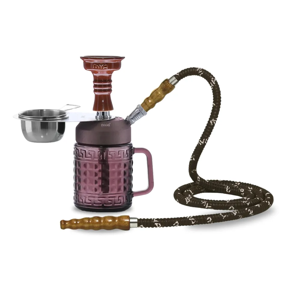 mya-jarra-chicha-verre-rouge-transparent-24-cm-voyage image 1