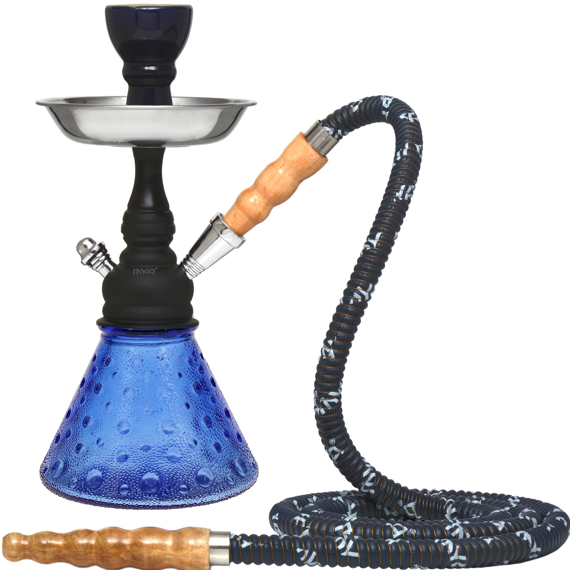 mya-chikita-petit-narguil-verre-gris-28-cm-1-tuyau image 2