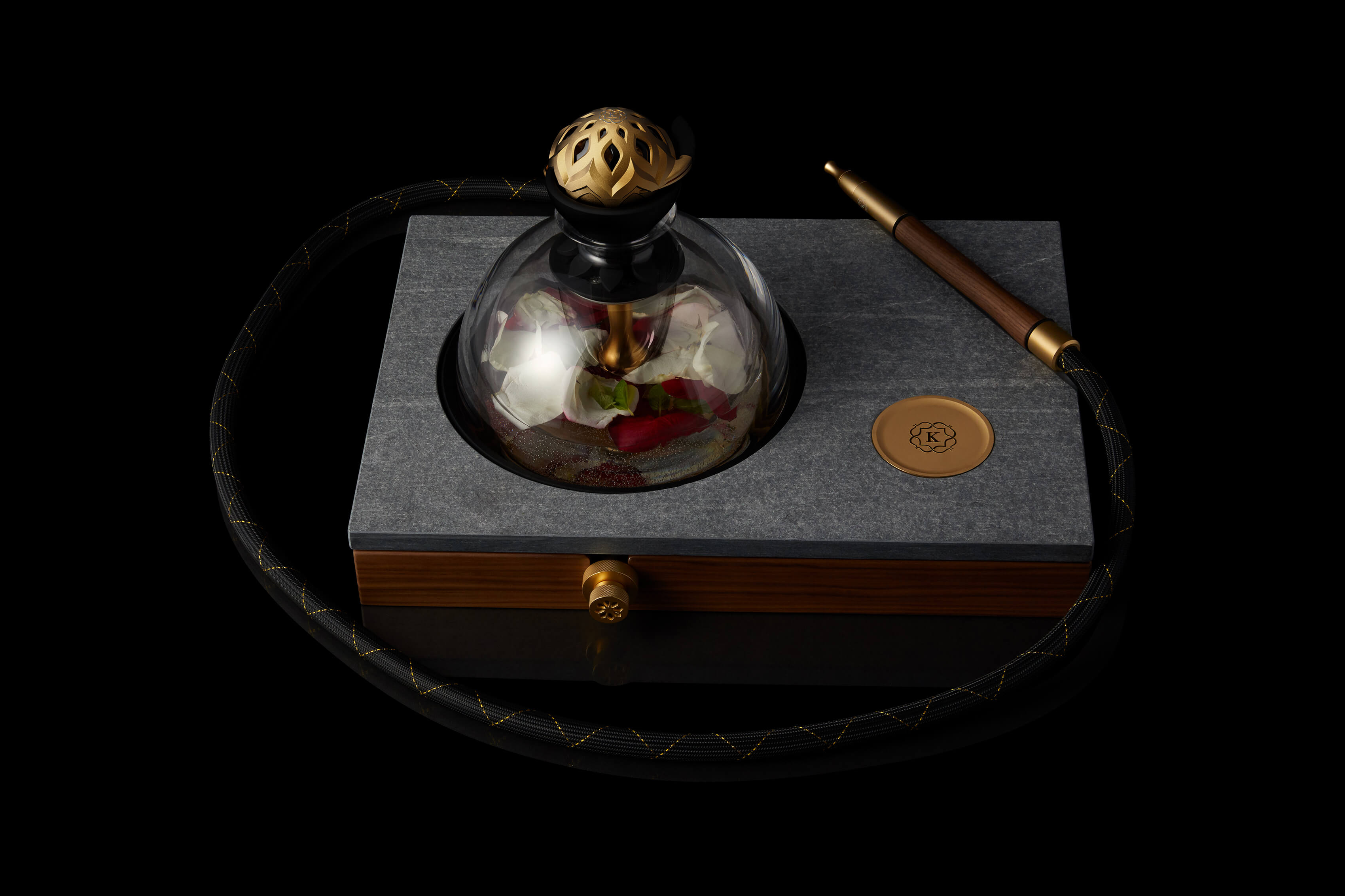 kaloud-krysalis-monarch-hayat-chicha-luxe-cristal-marbre image 3