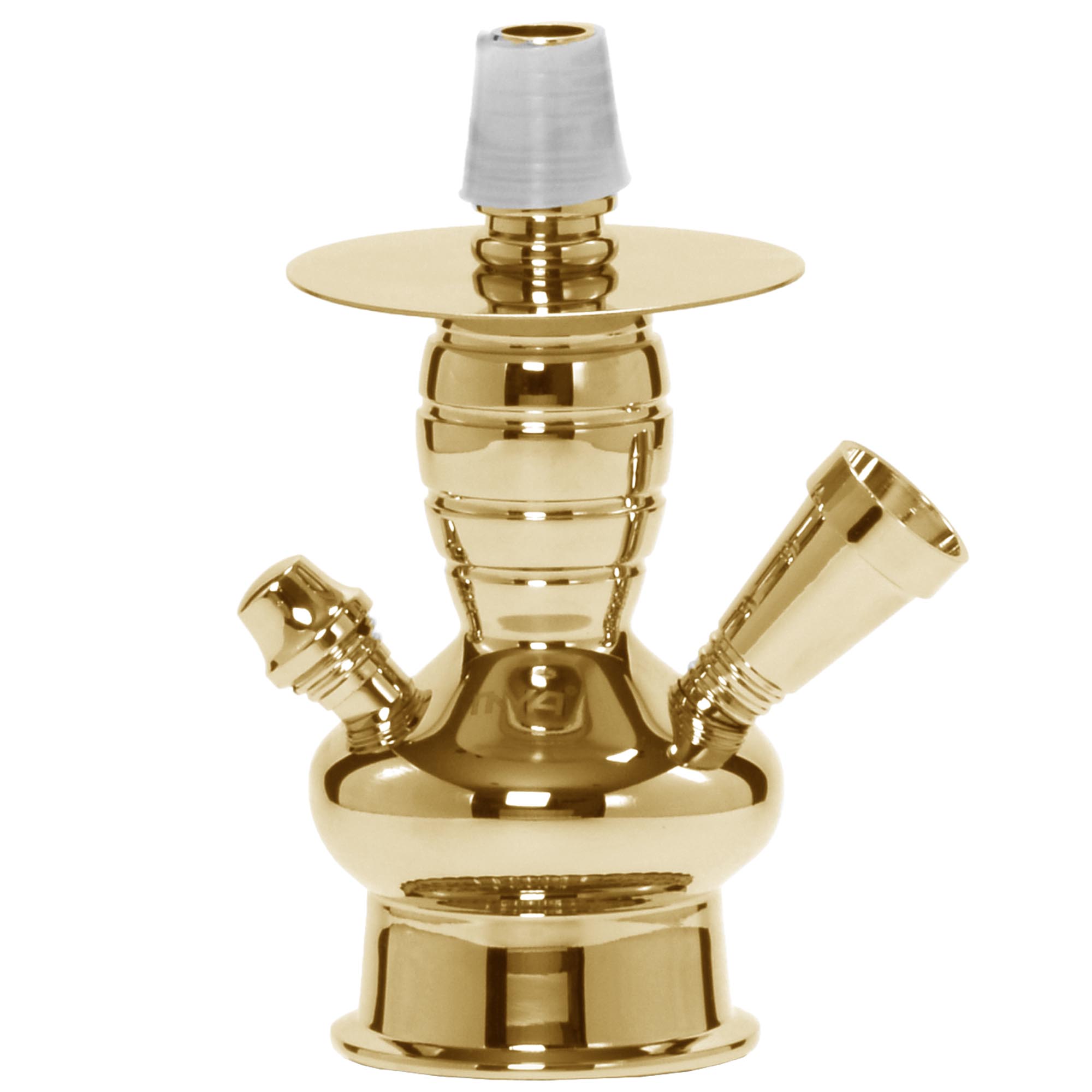 mya-263-colonne-chicha-laiton-chrom-e-15-cm-2-tuyaux image 2