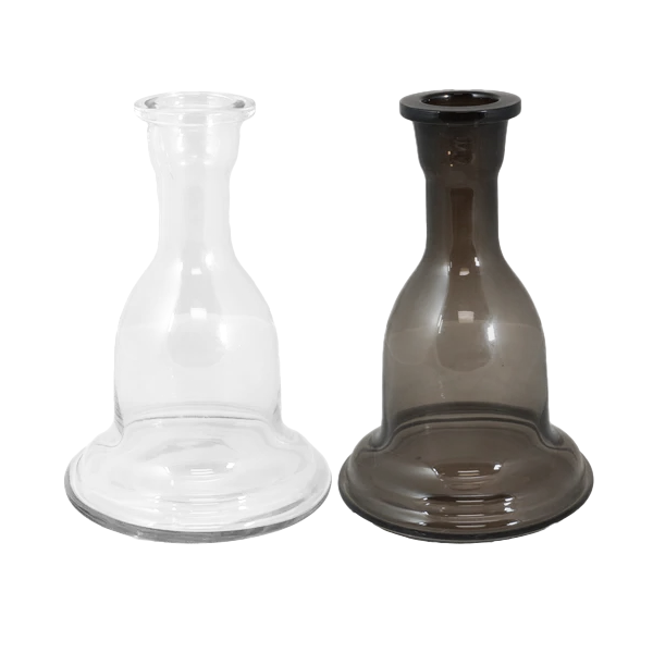 hookah-john-modern-bases-vase-chicha-grey-verre-11-5-pouces image 1