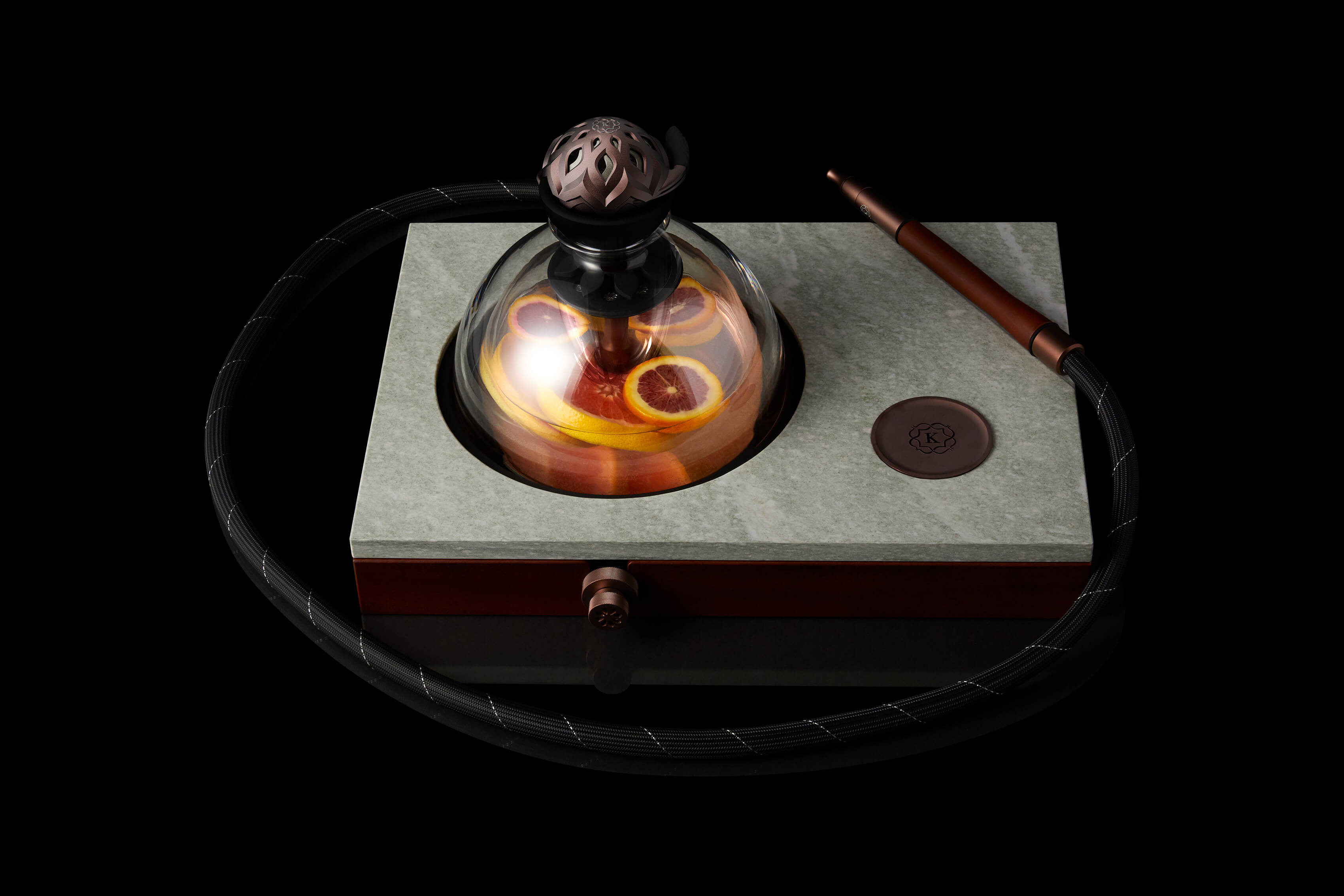 kaloud-krysalis-monarch-anahata-chicha-luxe-marbre-cristal image 3