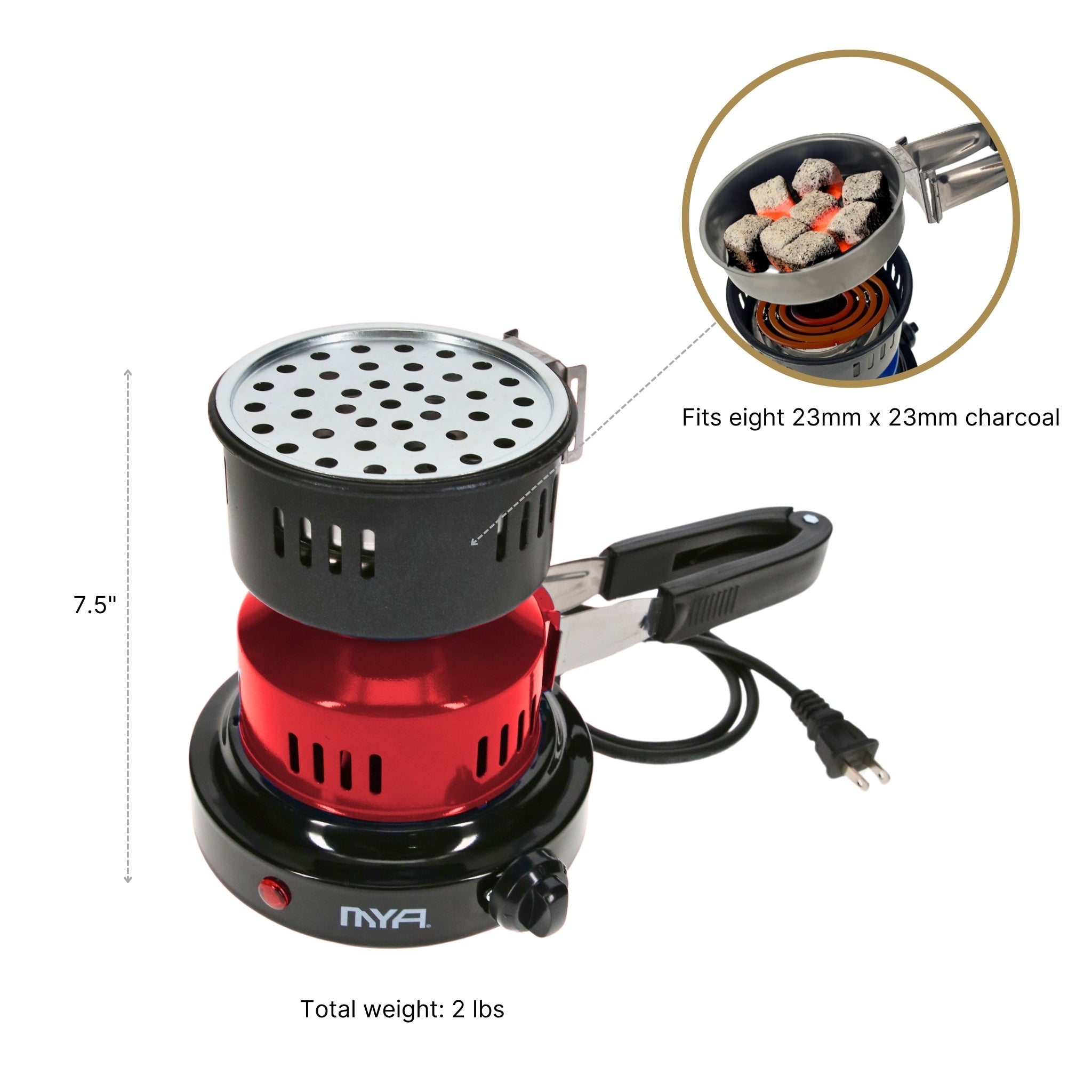 mya-charcoal-burner-allume-charbon-lectrique-noir-650w image 7