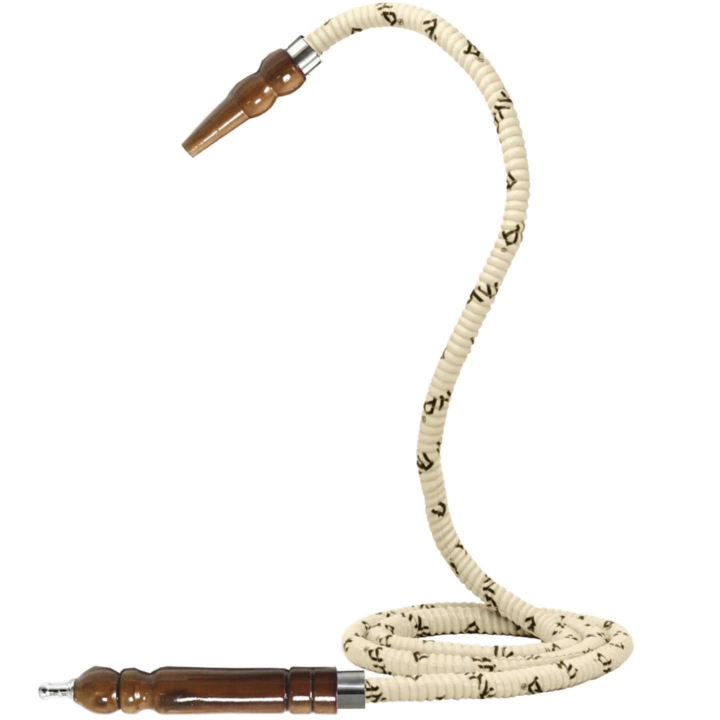 mya-hoses-681-metal-tip-tuyau-chicha-noir-cuir-inox image 5
