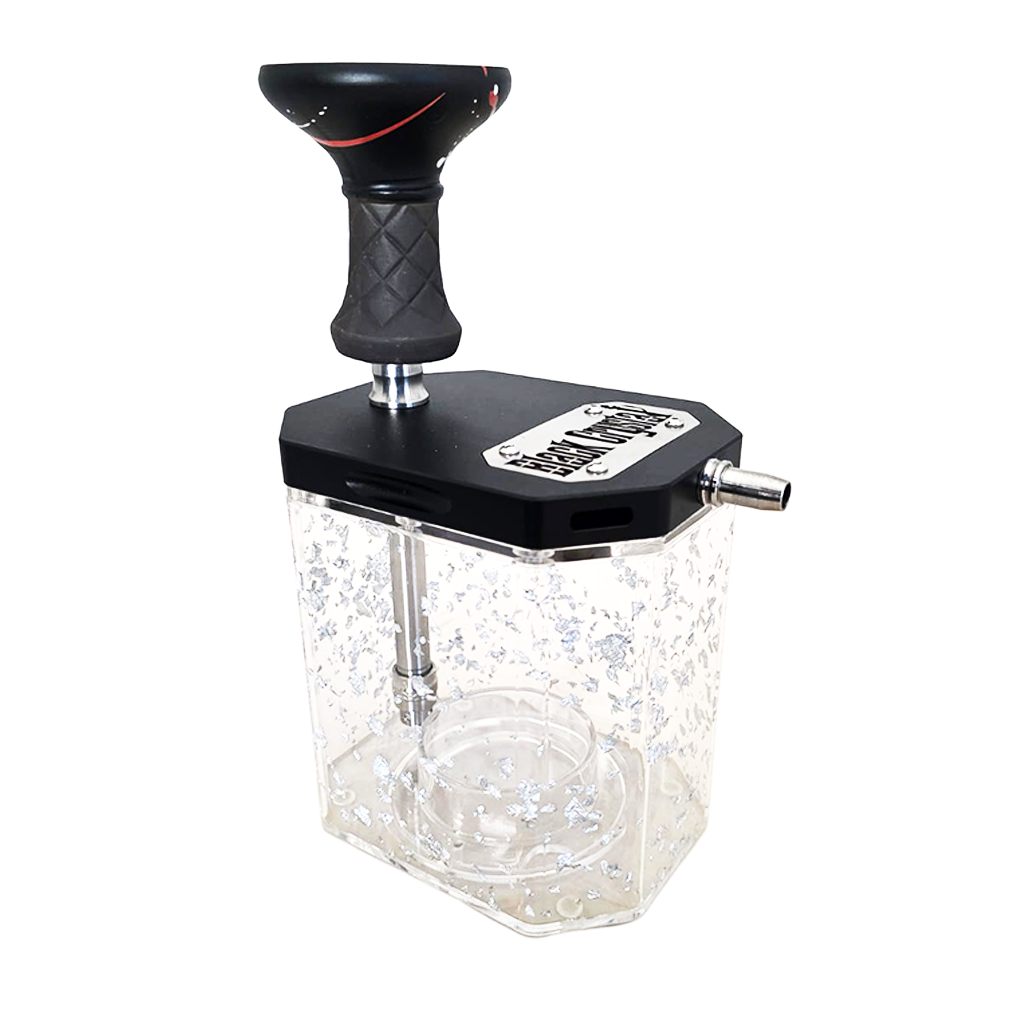 hookah-john-black-crystal-cloudix-chicha-cube-gold-leaf-led image 2