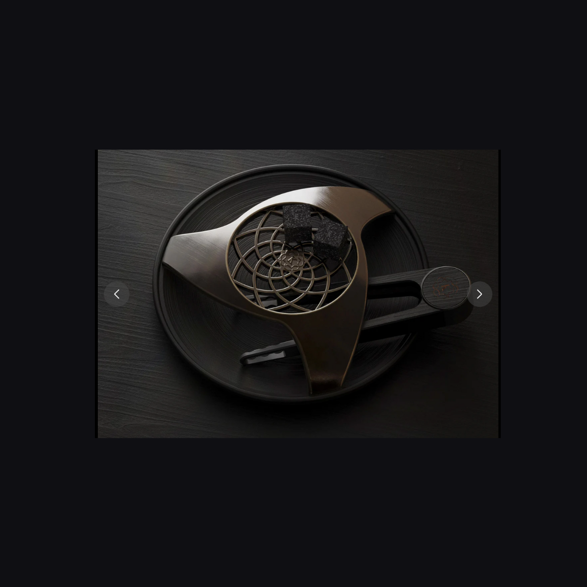 kaloud-aeras-bronze-lace-porte-charbon-pince-vestara-niris image 5