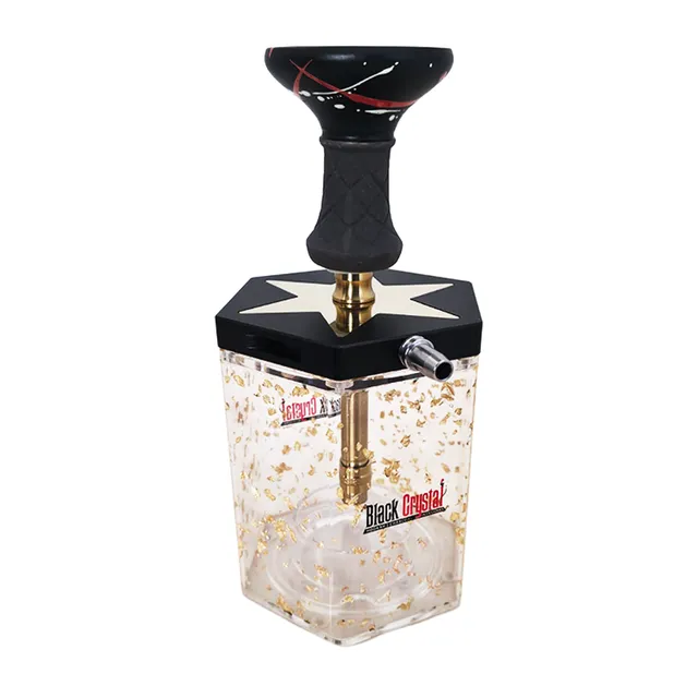 black-crystal-lunex-chicha-cube-feuille-or image 1