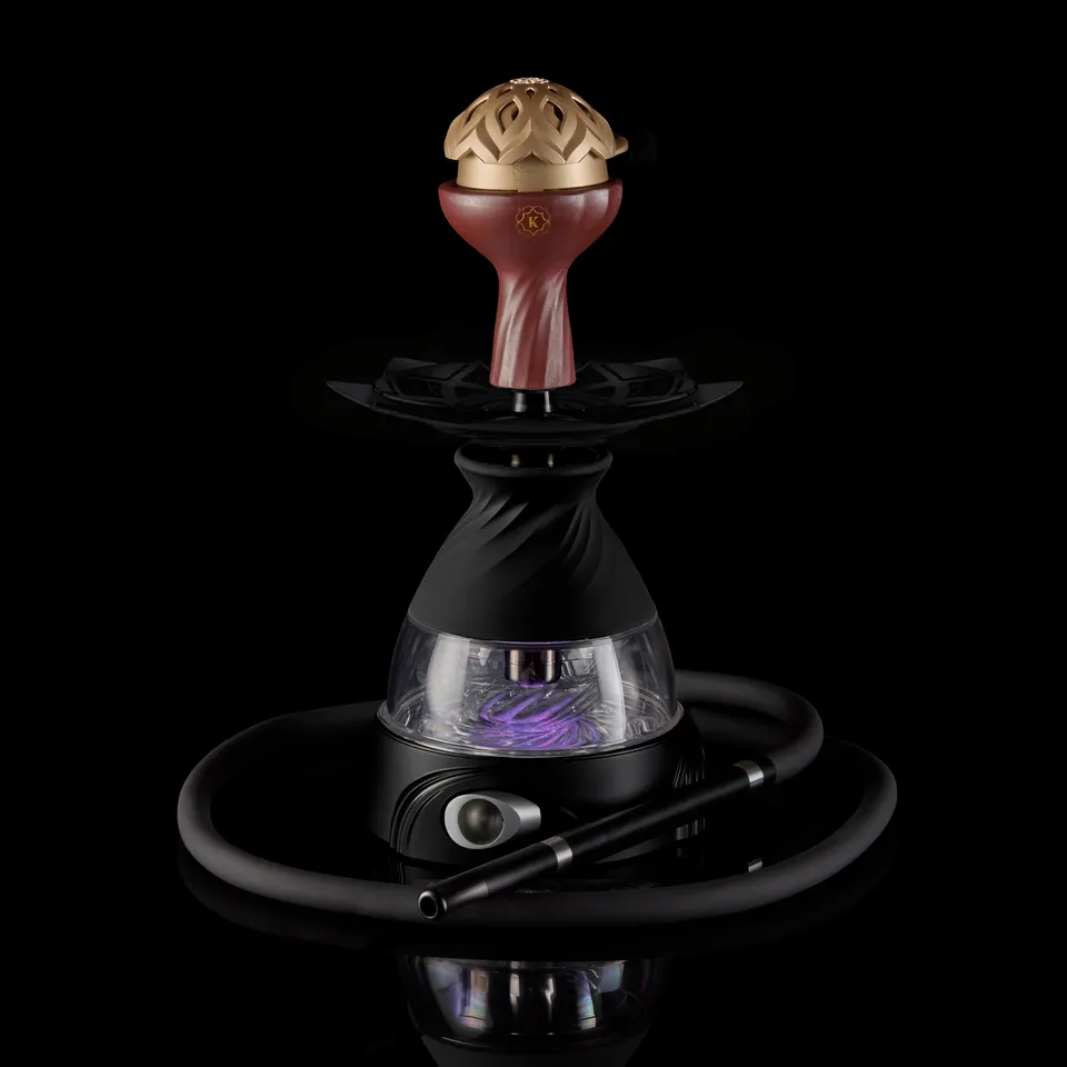 kaloud-krysalis-calix-2-0-chicha-compl-te-noire-inox image 1