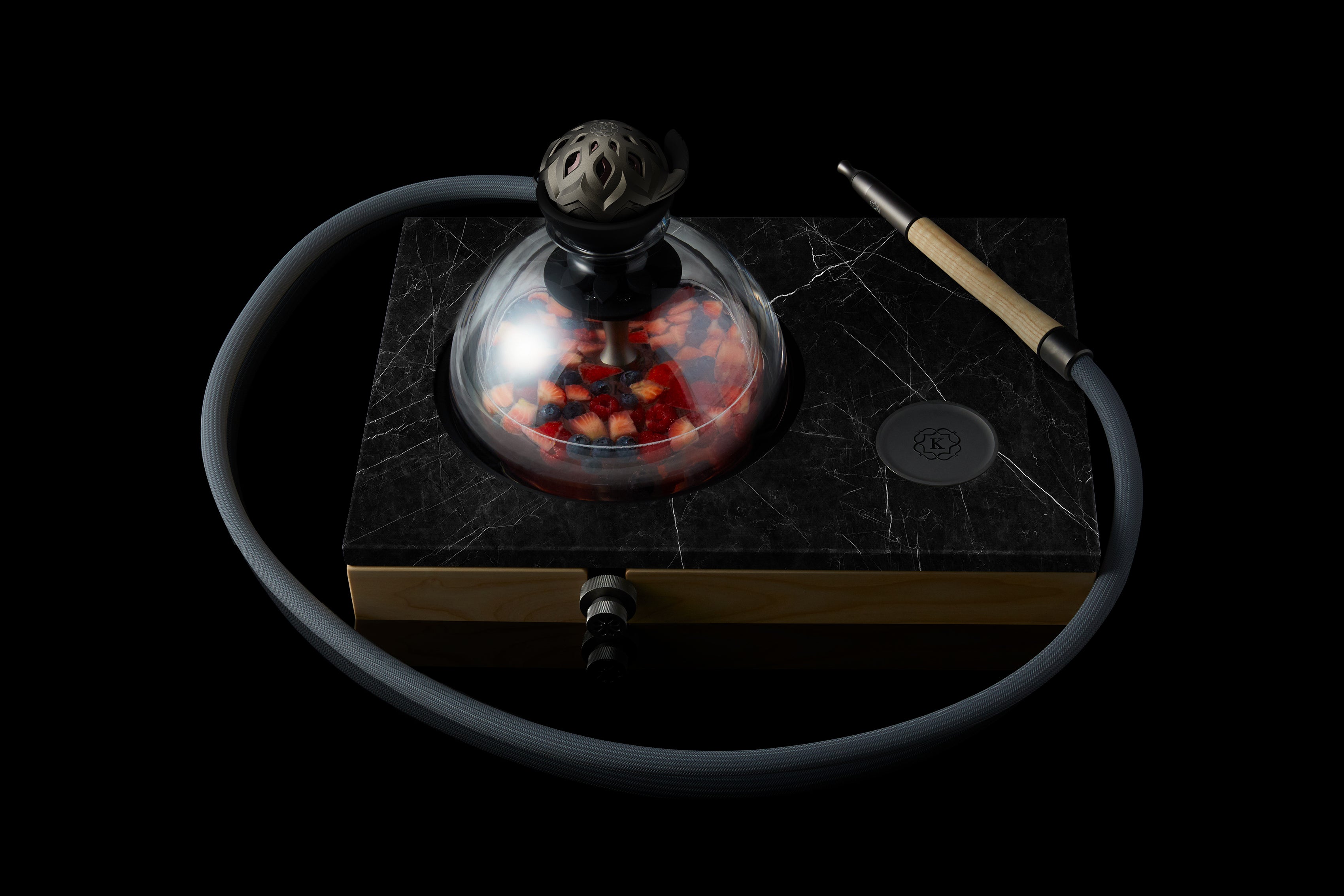 kaloud-krysalis-monarch-illuminate-chicha-luxe-marbre-cristal image 2