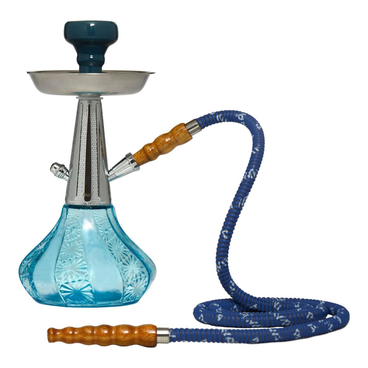 mya-fedora-102-petite-chicha-verre-bleu-ciel-30-cm image 1