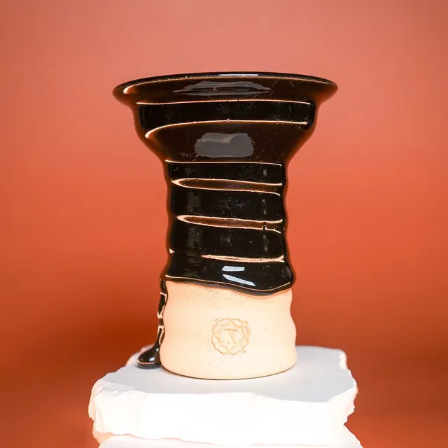 alpaca-kaloud-foyer-chicha-c-ramique-noir-brillant image 1