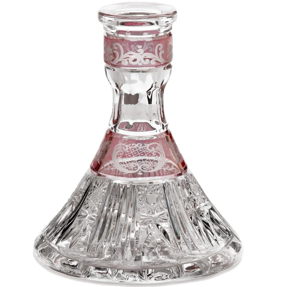 mya-40d2-115-vase-chicha-cristal-rouge-pyramide image 1