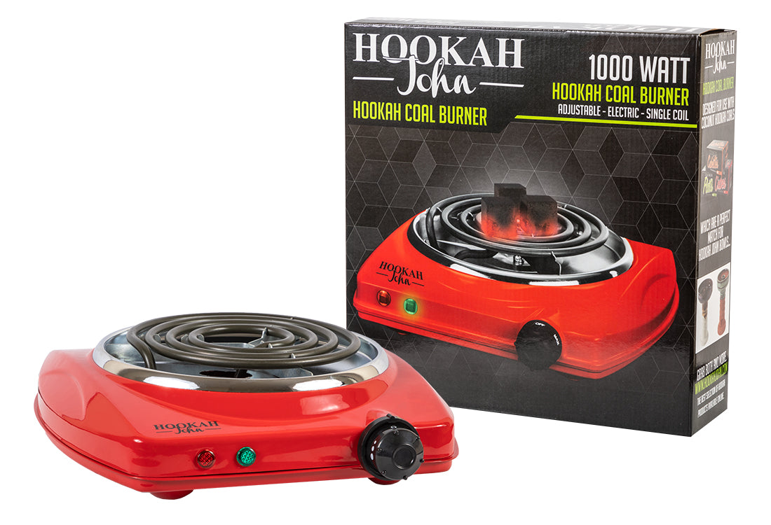 hookah-john-premium-r-chaud-charbon-chicha-rouge-1000w image 2