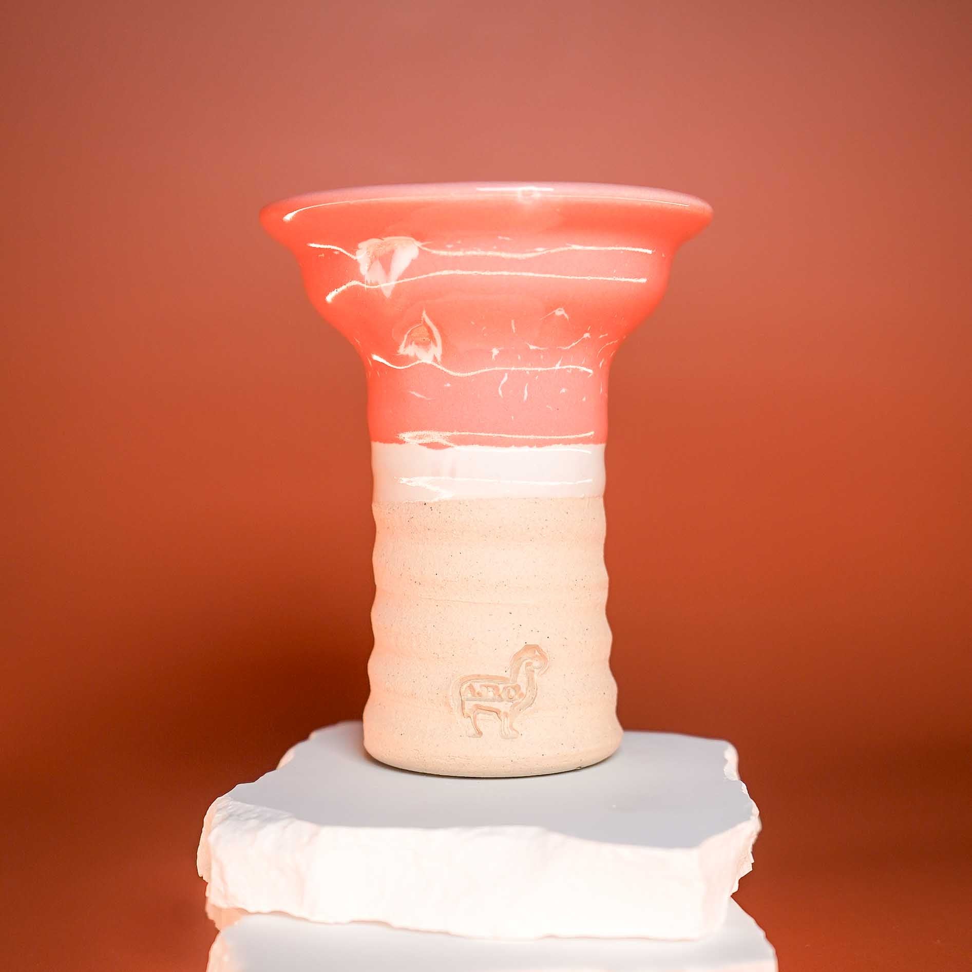 alpaca-x-kaloud-foyer-chicha-c-ramique-rose-blanc image 2