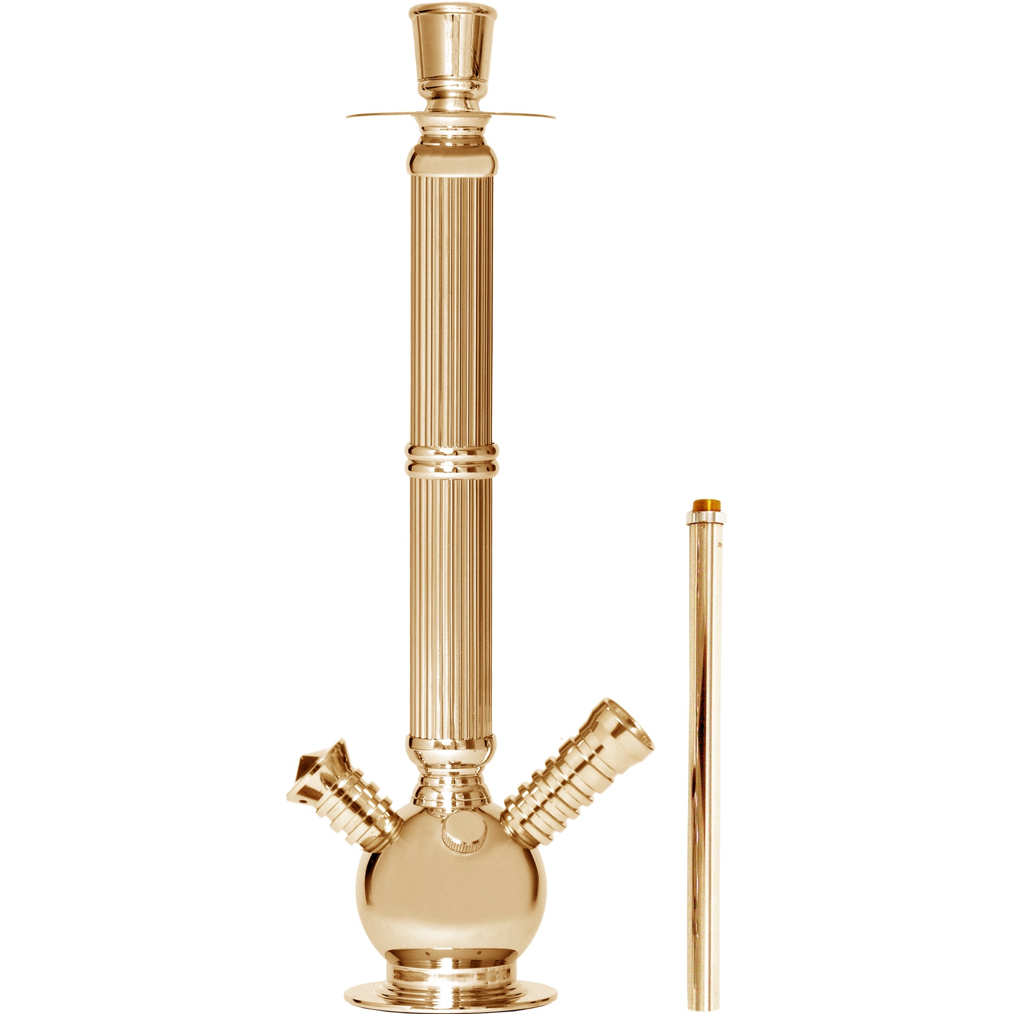 mya-033t-colonne-chicha-laiton-chrome-gyptienne-30cm image 3