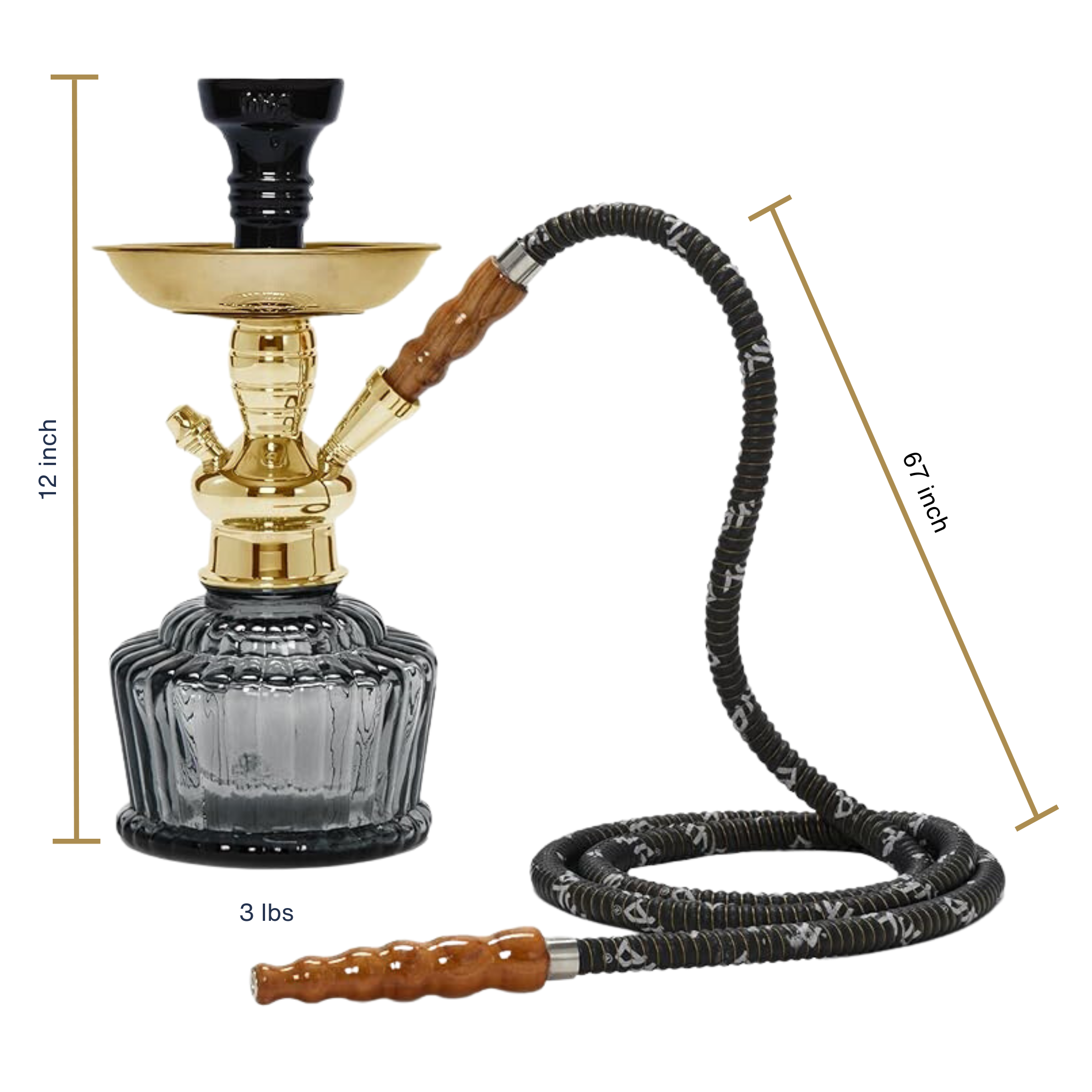 mya-qt-263-200-chicha-cage-grise-30-cm-2-tuyaux image 3