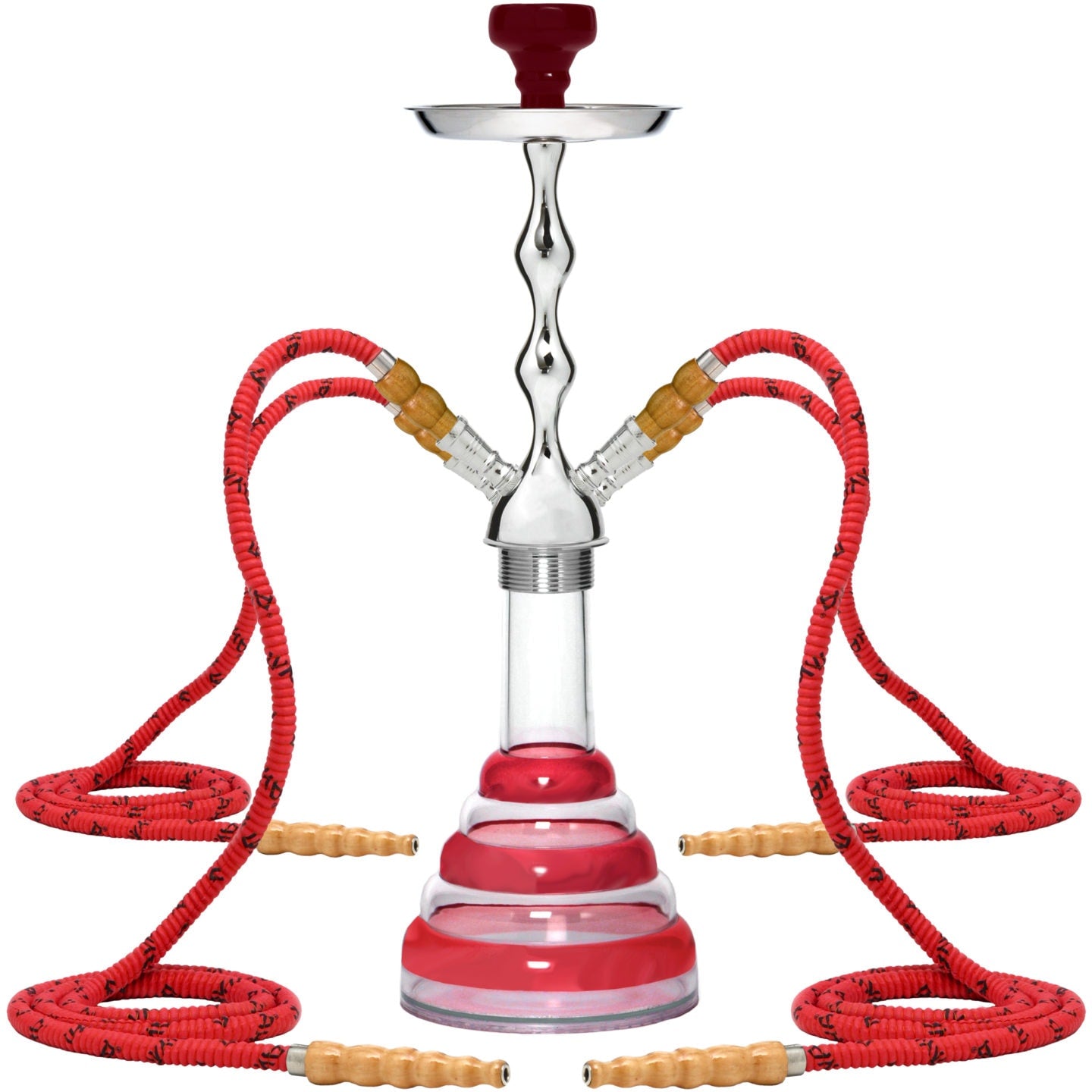 mya-acrylic-hookahs-274t-chicha-acrylique-noire-4-tuyaux image 5