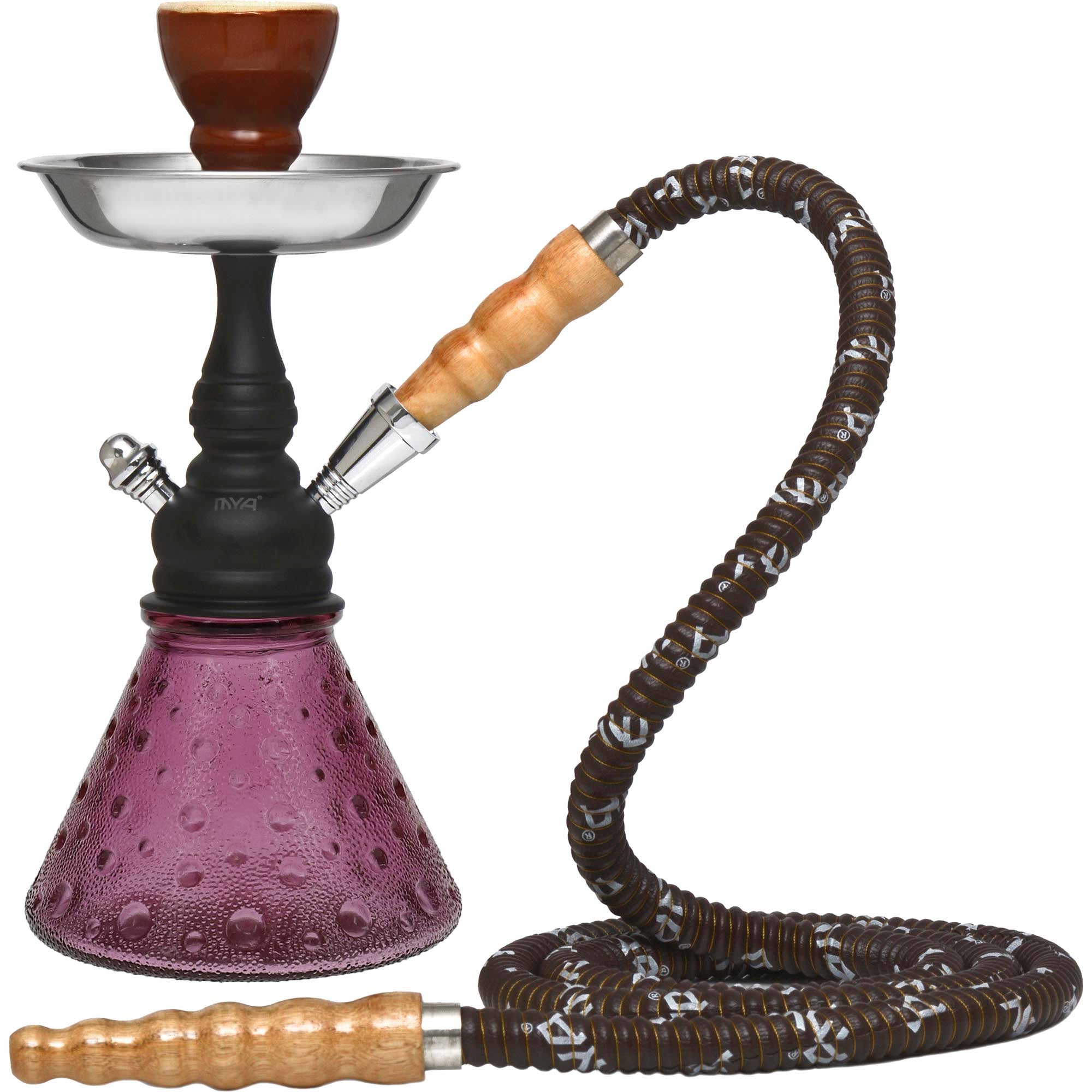 mya-chikita-petit-narguil-verre-gris-28-cm-1-tuyau image 3