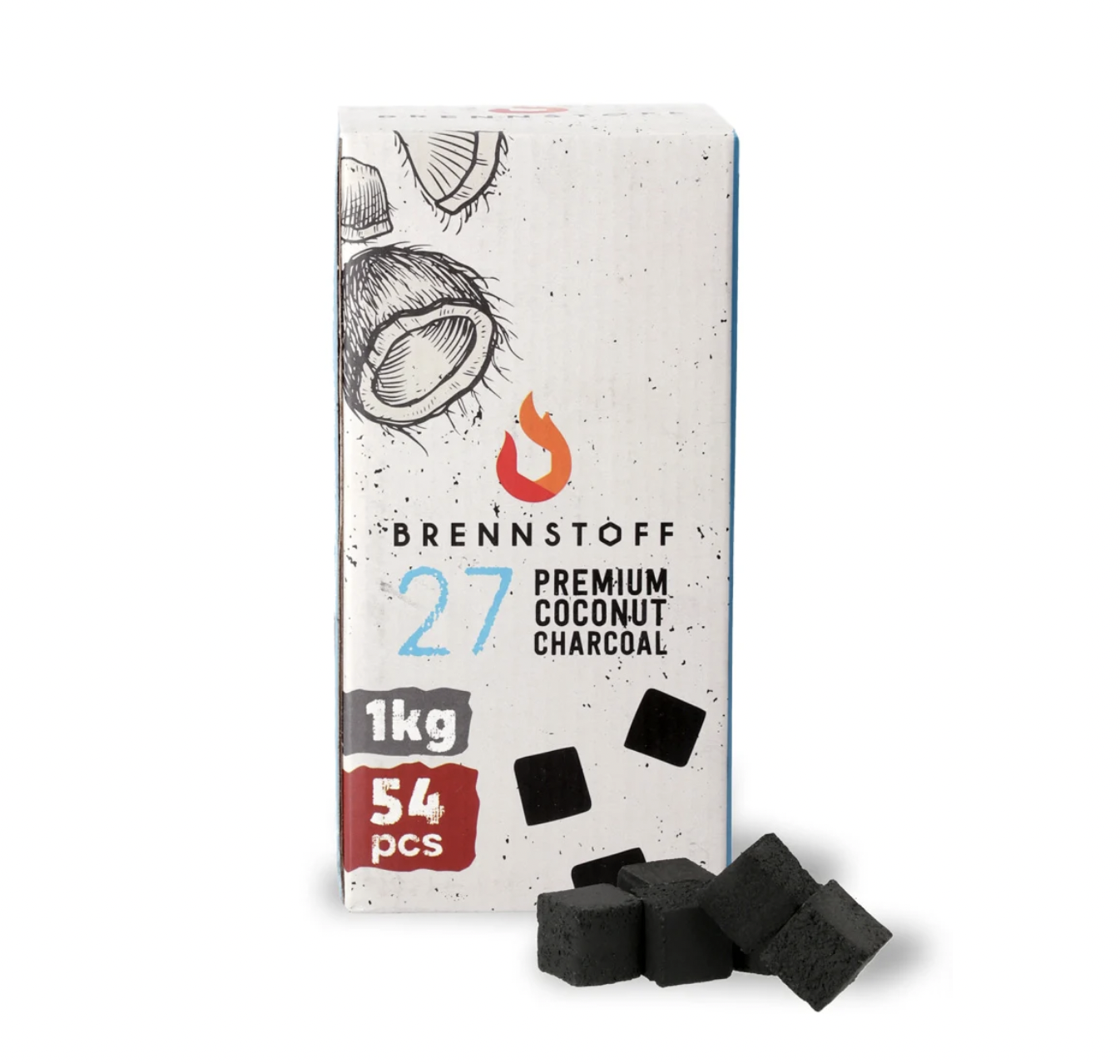 hookah-squeeze-kohle-27mm-charbon-chicha-1kg-coco image 1