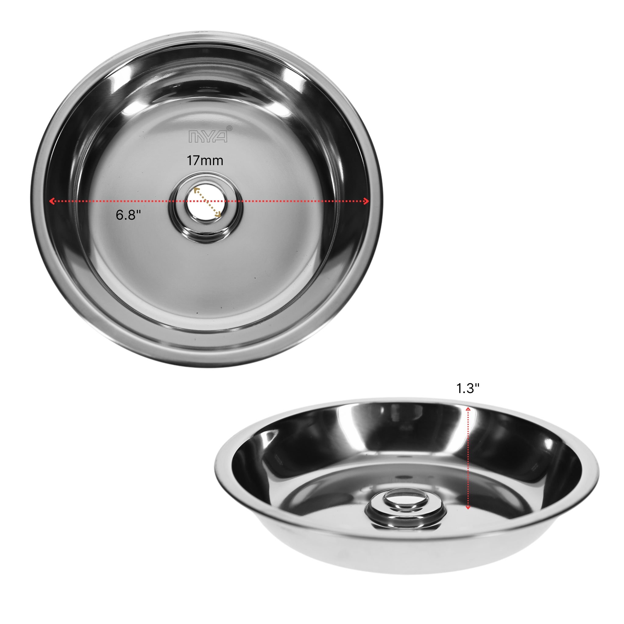 mya-706-plateau-chicha-medium-chrom-assiette image 2