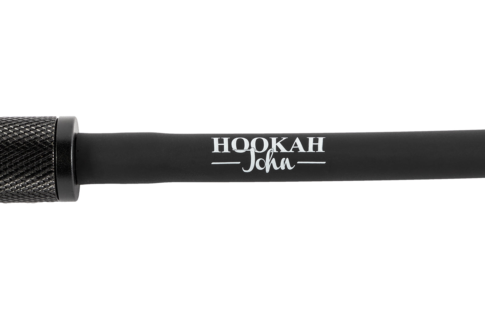 hookahjohn-knurl-v2-noir-tuyau-chicha-inox-190cm image 7