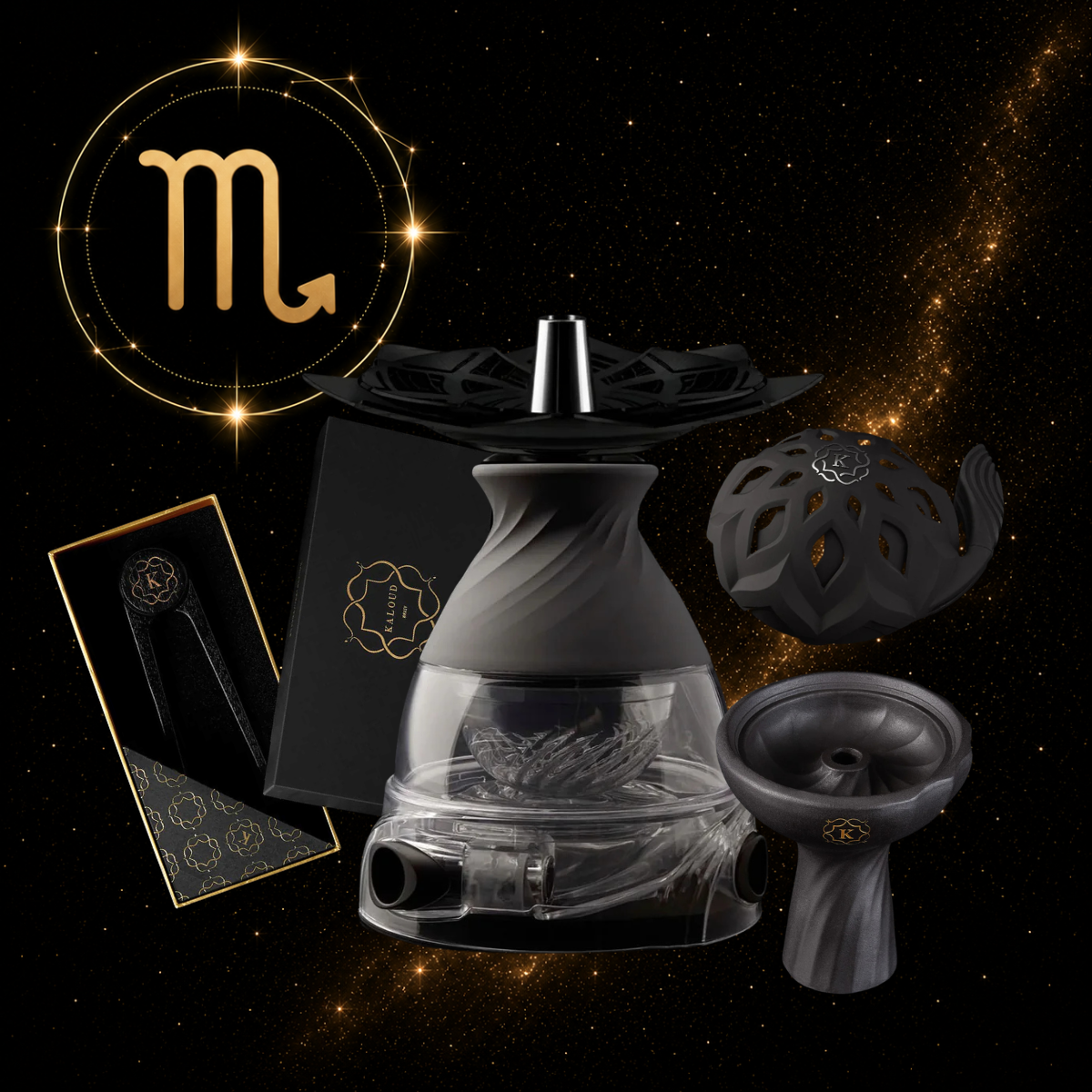 kaloud-krysalis-scorpio-chicha-compl-te-noire-lotus-iii image 1