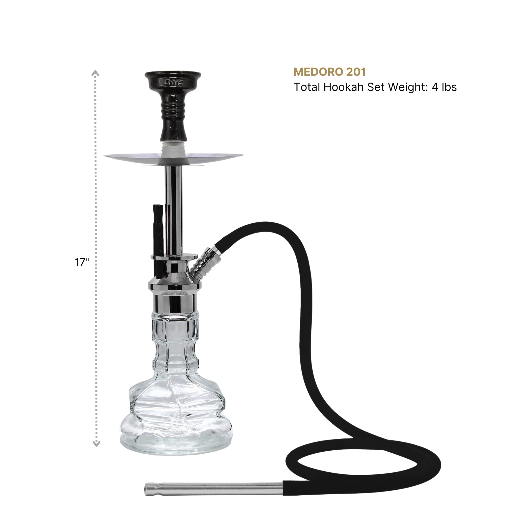 mya-medoro-201-chicha-43-cm-noire-inox-phunnel image 4