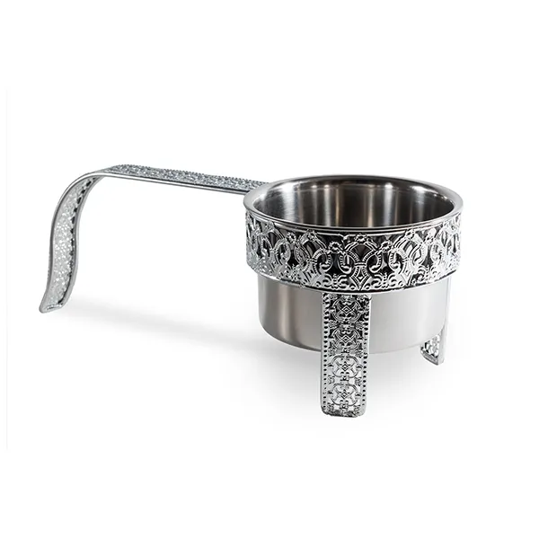 hookah-john-porte-charbon-chicha-argent-manche-long image 1