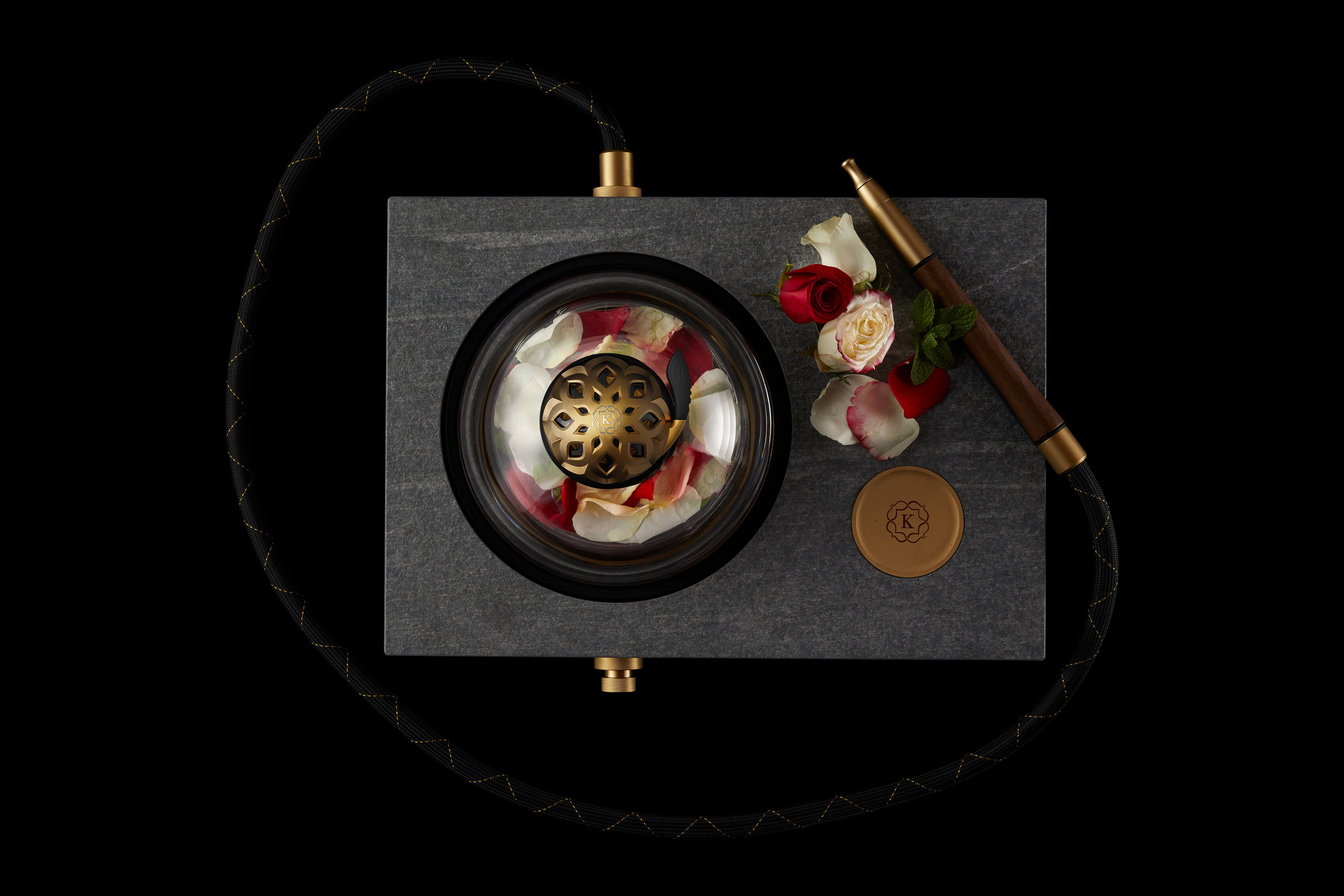 kaloud-krysalis-monarch-hayat-chicha-luxe-cristal-marbre image 2