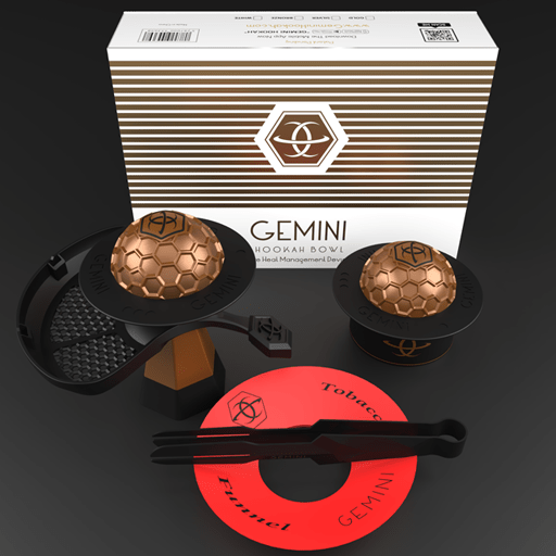 hookah-john-gemini-foyer-chicha-pack-tendu-argent image 6