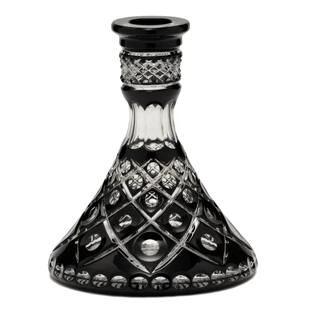 mya-sultan-base-chicha-cristal-noire-vase-seul image 1