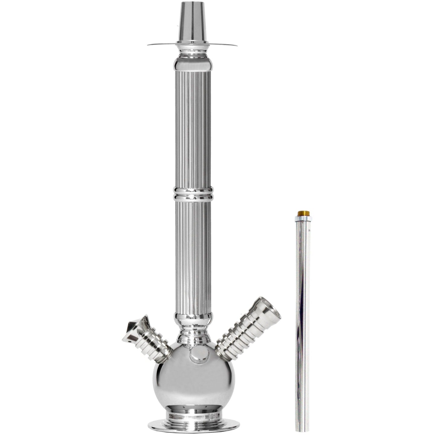 mya-033t-colonne-chicha-laiton-chrome-gyptienne-30cm image 2