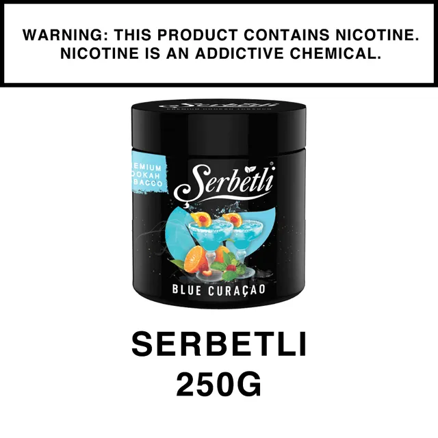 serbetli-blue-curacao-tabac-chicha-250g-agrume-bleu image 1