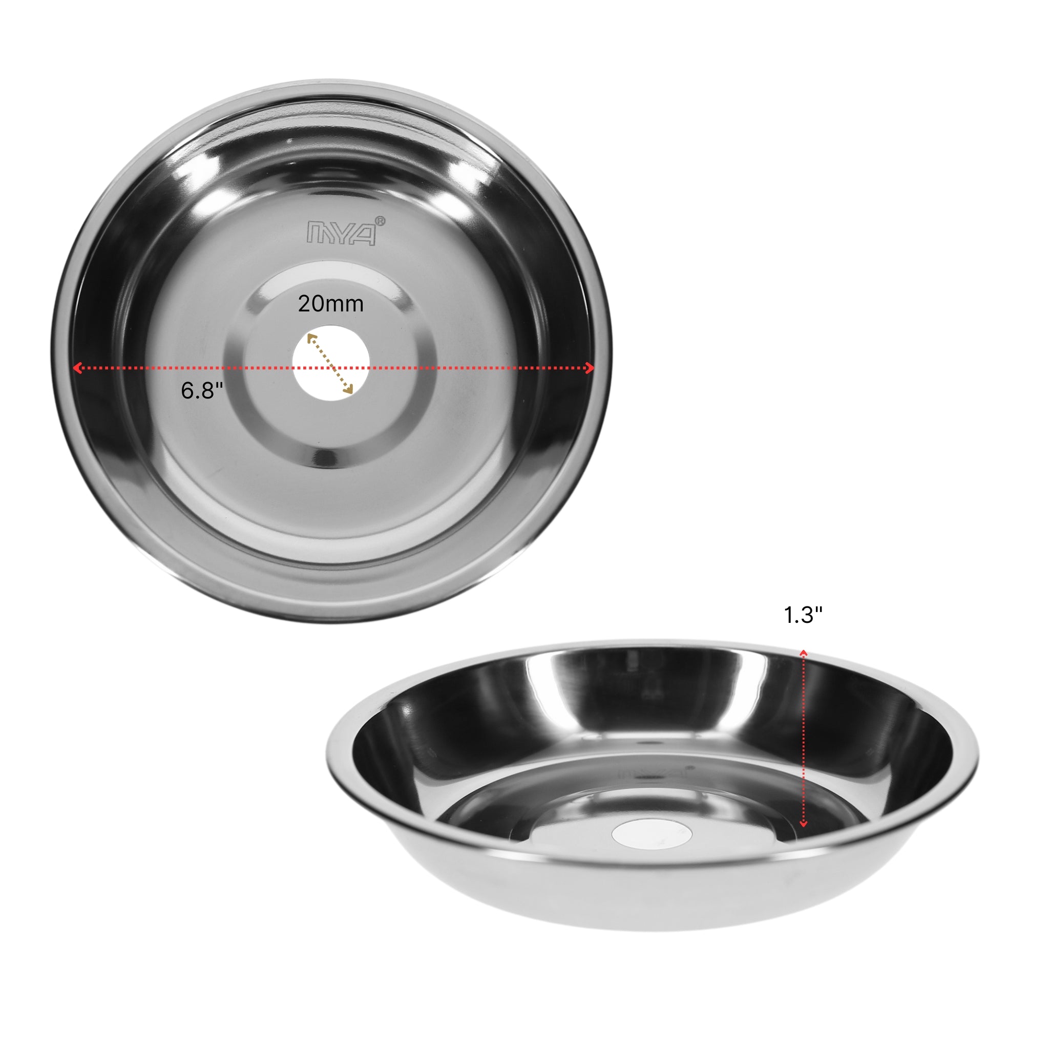 mya-716-plateau-chicha-large-chrom-17-cm image 2