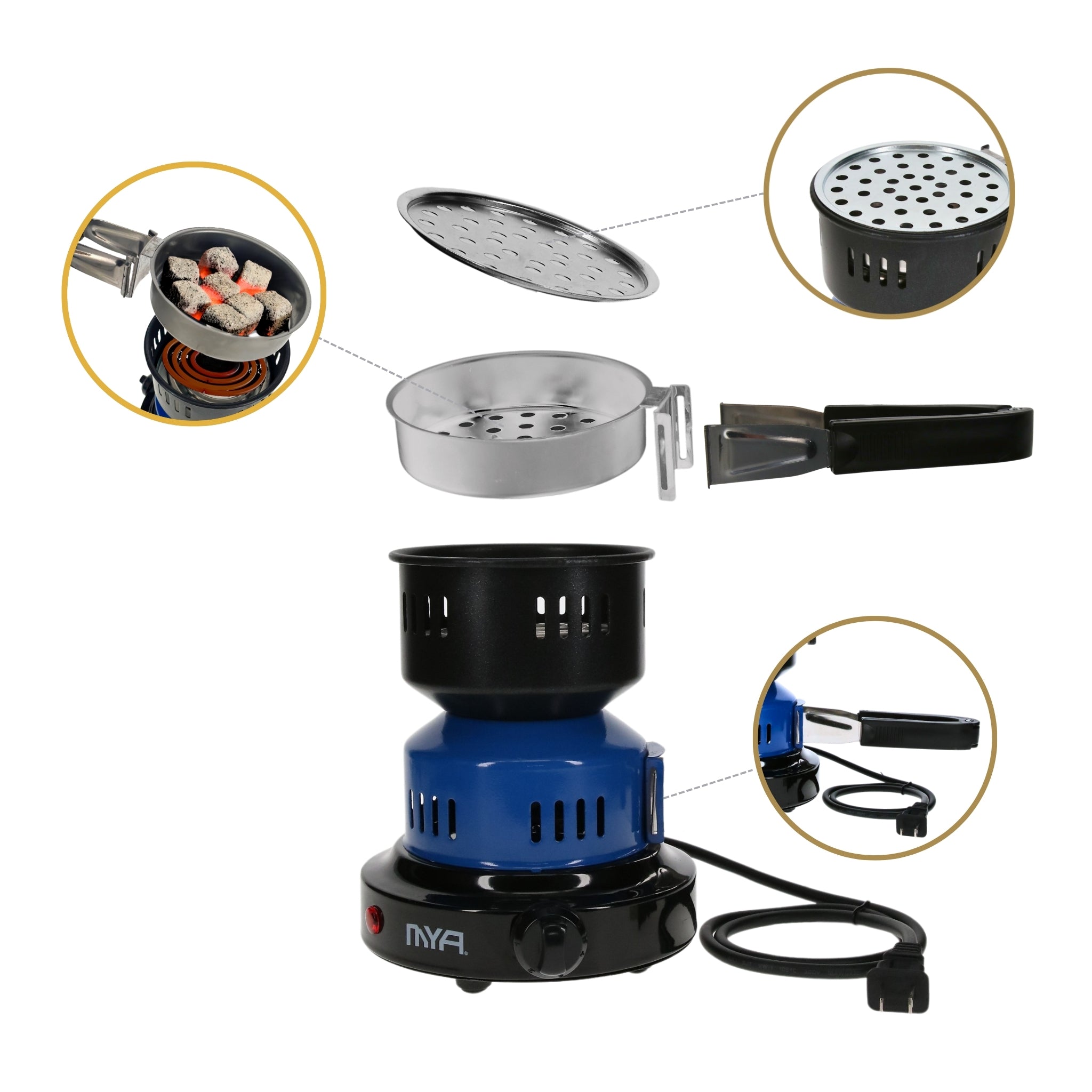 mya-charcoal-burner-allume-charbon-lectrique-noir-650w image 3