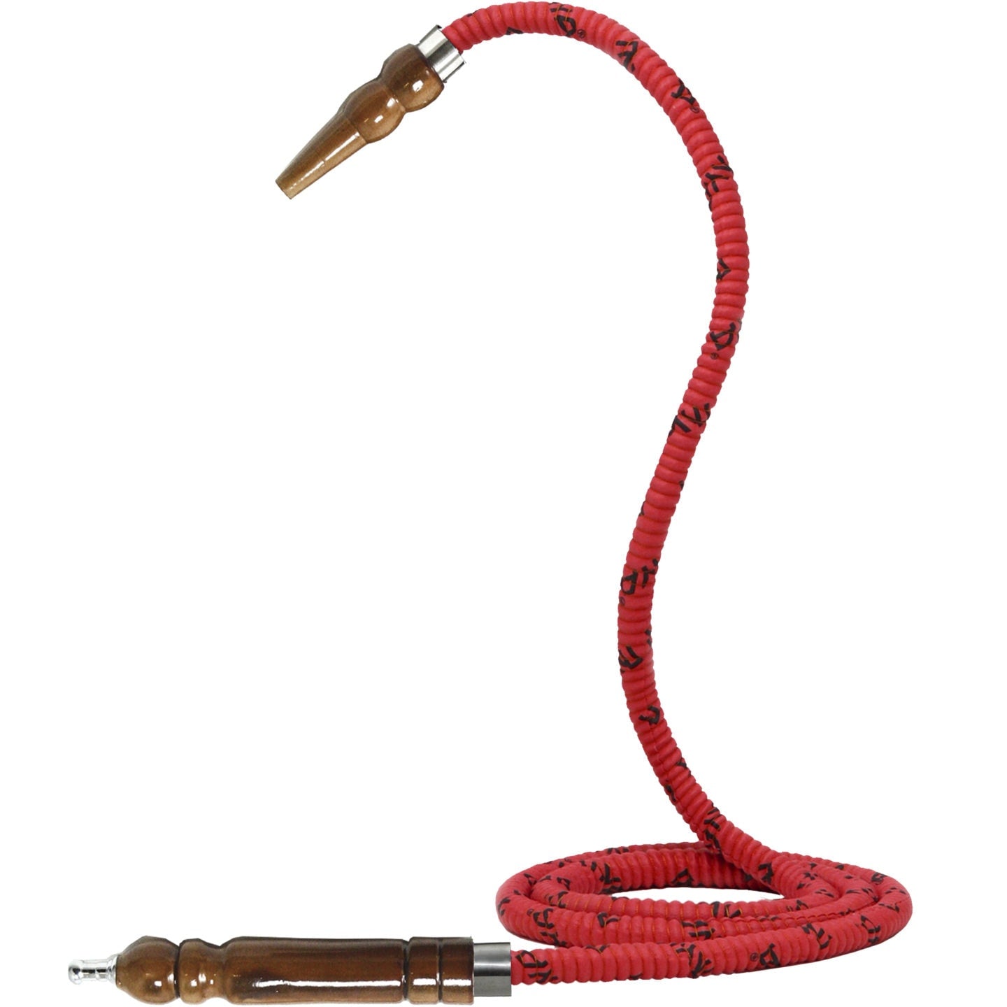 mya-hoses-681-metal-tip-tuyau-chicha-noir-cuir-inox image 4